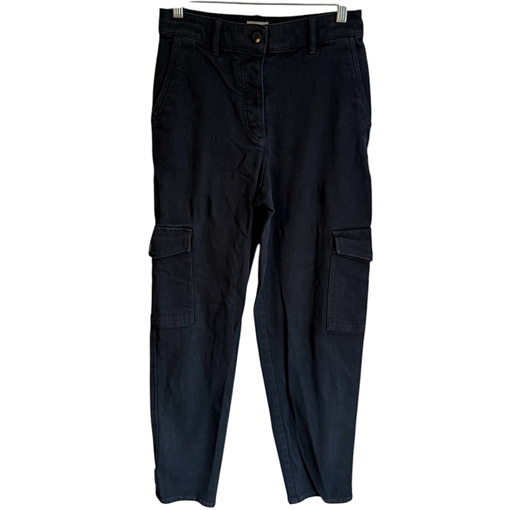 Wilfred Free Aritzia High Rise Modern Cargo Black Straight Utility Pants Size 4